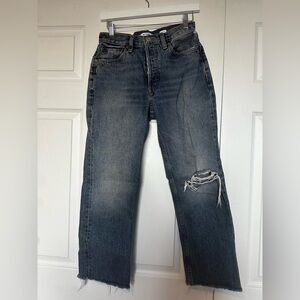 RE/DONE 70s Ultra High Rise Stove Pipe